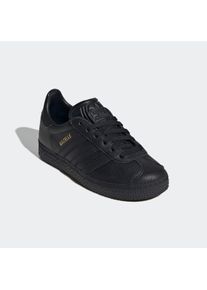 Sneaker adidas originals "GAZELLE", Damen, Gr. 34, schwarz (core schwarz, core schwarz, core schwarz), Leder, Synthetik, Schuhe Sneaker, f&uuml;r Kinder & Jugendliche