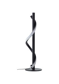 Brilliant LED Tischleuchte "Eunice", schwarz (schwarz matt), &Oslash; 12cm H: 40cm, 1 Stk., Leuchten, 40 x 12 cm, 700 lm, 4000 K, Metall, matt schwarz, LED Tischleuchte