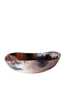 Schale Fink "ESPRESSO", braun, wei&szlig;, H:8cm &Oslash;:27cm, Sch&uuml;sseln, Schale