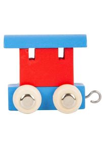 Small Foot - Wooden Letter Train Wagon Red/Blue - Pack of 12