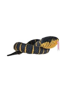 Wild Republic Plush Toy Snakes 137 cm Black Fanged Mangrove