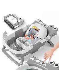 Superbe Bebe Faltbare Babybadewanne | grau
