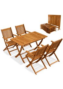 Casaria Tuinzitgroep Sydney Comfort 5-delig acaciahout FSC -gecertificeerd