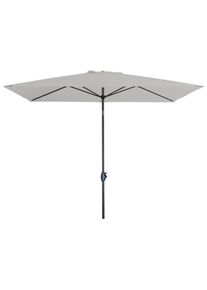 Doppler , Hellgrau , Metall , 250x257x200 cm , h&ouml;henverstellbar, Knickgelenk , Gartenm&ouml;bel, Sonnenschutz, Sonnenschirme