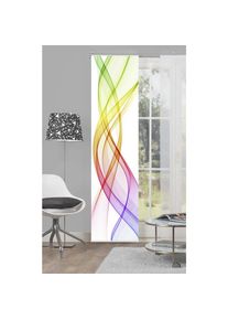 M&Ouml;BELIX M&ouml;belix , Mehrfarbig , Textil , Wellen , 60x245 cm , mit Beschwerungsstab, mit Paneelwagen , Heimtextilien, Vorh&auml;nge, Fertigvorh&auml;nge