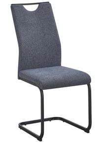 Schwingstuhl Mel Grau/Schwarz