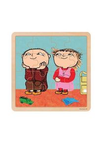 Barbo Toys Puzzle 16 Pcs Wooden Puzzle Friends Holz