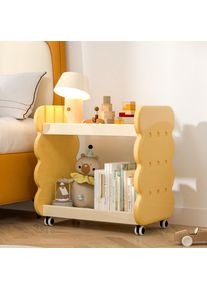 Adjustable Kids Bookshelf - 200LBS Capacity Floor-Standing Organizer for Toys/Books, Eco ABS Plastic Children's Bookshelf