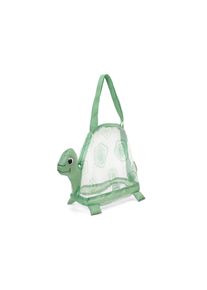 Tchibo - Siatkowa torba na zabawki plażowe - kolor: biały/zielony
