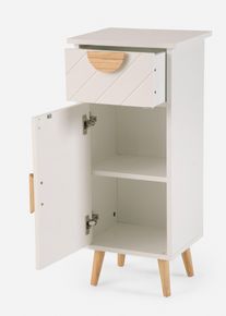 bonprix Badezimmer Kommode, wei&szlig;, Gr.78,7x35 cm, Schlichte Nat&uuml;rlichkeit vereint mit praktischer Aufbewahrung