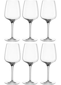 Weinglas Leonardo "Rieslingglas CESTI, 280 ml, 6er-Set", transparent, H:18cm &Oslash;:7,4cm, Kristallglas, Trinkgef&auml;&szlig;e, Weinglas, Kelchglas, sp&uuml;lmaschinengeeignet