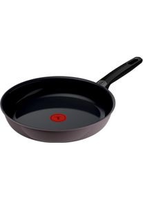 Bratpfanne Tefal "Ceramic Control Grey", grau, B:29,8cm H:8,4cm L:47,8cm &Oslash;:28cm, Pfannen, Bratpfanne, Keramikbeschichtung, Induktion, Thermo-Signal Temperaturanzeiger