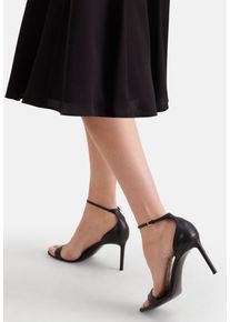 Midirock Seidensticker, Damen, Gr. 42, schwarz, 75% Acetat 25% Polyester, normal, R&ouml;cke Midirock