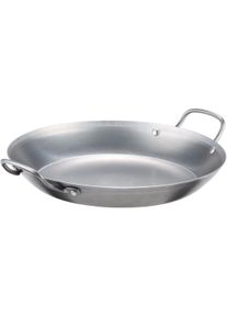 Paellapfanne GSW "Lyoner", silber (silberfarben), &Oslash;:40cm, Pfannen, Paellapfanne, Induktion