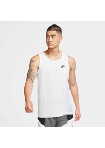 Tanktop Nike Sportswear "Men's Tank", Herren, Gr. XL, wei&szlig; schwarz, Obermaterial: 100% Baumwolle, Rundhals, Tops Tanktop, &auml;rmelloses Design, sportlicher Stil, Rundhalsausschnitt