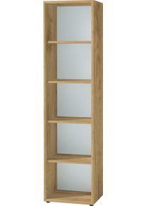 Aktenregal Germania "GW-Monteria", braun (navarra, eiche, nachbildung), B:50cm H:195,8cm T:36,8cm, Holzwerkstoff, Regale, Aktenregal, in 2 H&ouml;hen, F&auml;cher mit Ordnerh&ouml;he, Breite 50 cm, Made in Germany