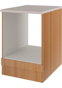 Herdumbauschrank Flex-Well "Nano", braun (buche nachbildung), B:60cm H:85cm T:60cm, Holzwerkstoff, Schr&auml;nke, Herdumbauschrank, (B x H x T) 60 x 85/86 x 60 cm