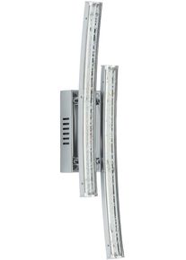 Eglo LED Wandleuchte "PERTINI", grau (chromfarben), 2, H: 33cm, Leuchten, LED Wandleuchte