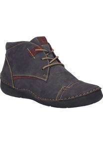 Stiefelette Josef Seibel "Fergey 43, titan-kombi", Damen, Gr. 42, grau (titan, kombi), Obermaterial: 100% Rindsleder Leather cow., Schuhe Stiefelette
