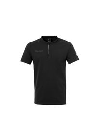 T-Shirt Kempa "Shirt STATUS POLO SHIRT", Herren, Gr. M, schwarz, Obermaterial: 65% Polyester PES. 35% Baumwolle CO., Shirts T-Shirt