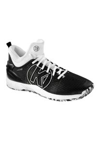 Hallenschuh Kempa "Hallen-Sport-Schuhe ATTACK MID", Damen, Gr. 9.5, schwarz (schwarz, wei&szlig;), Obermaterial: 100% Textilmaterial TEXMAT., Schuhe Hallenschuh