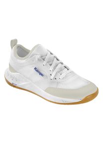 Hallenschuh Kempa "Hallen-Sport-Schuhe Kourtfly W", Herren, Gr. 9, wei&szlig; (wei&szlig;, grau), Obermaterial: 100% Textilmaterial TEXMAT., Schuhe Hallenschuh