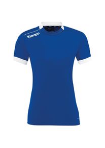 T-Shirt Kempa "Shirt PLAYER TRIKOT WOMEN", Damen, Gr. XS, blau (royal, wei&szlig;), Obermaterial: 100% Polyester PES., Shirts T-Shirt