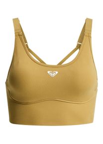 Sporttop Roxy "Heart Into It Attitude", Damen, Gr. XL, fennel seed, Obermaterial: 75% recyceltem Microfaser, 25% Elasthan;, Tops Sporttop