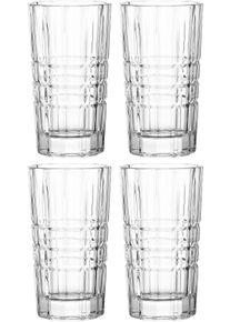 Longdrinkglas Leonardo "SPIRITII", transparent (klar), H:13cm &Oslash;:7cm, Glas, Trinkgef&auml;&szlig;e, Longdrinkglas, 260 ml, 4-teilig