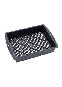 Gartensieb Maximex, braun, B:35cm H:7,5cm L:27,3cm, Kunststoff, K&uuml;chensiebe, Gartensieb, mit verstellbarem Siebeinsatz