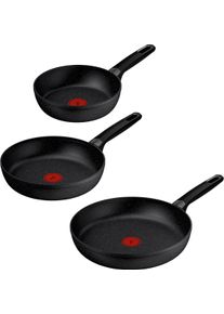 Pfannen-Set Tefal "Excell'Cook", schwarz, Pfannen, Pfannen-Set, leistungsstarke Antihaftbeschichtung, Induktion, metallspatelsicher