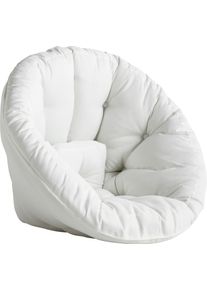 Gartensessel Karup Design "Nido out&trade;, Loungesessel, Hocker, Chillsessel, Relaxsessel", wei&szlig;, B:85cm H:75cm T:90cm, Sessel, Gartensessel, Outdoor geeignet, Schmutz- und Wasserabweisend, Made in Europe