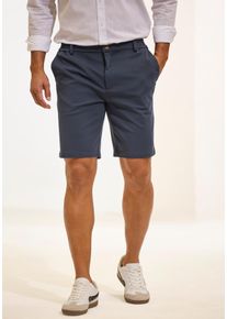 H.I.S. Shorts H.I.S "Dehnbund-Hose mit seitlichem Gummizug, auch in gro&szlig;en Gr&ouml;&szlig;en", Herren, Gr. 42, N-Gr, navy, Jersey, Obermaterial: 73% Baumwolle, 17% Polyamid, 10% Elasthan, comfort fit kurz, Hosen Shorts, Komfortbund - besonders bequem