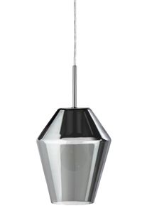 Eglo Pendelleuchte "MURMILLO", grau (chromfarben), 1, Leuchten, H&auml;ngeleuchte, H&auml;ngelampe, Pendelleuchte