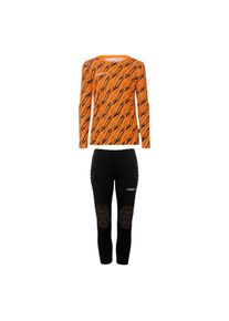 Sportanzug Uhlsport "Torwart-Sets Progressive Junior", M&auml;dchen, Gr. 164, orange (fluo orange, schwarz), Obermaterial: 100% Polyester Pol. recyc.., Sportanz&uuml;ge Sportanzug