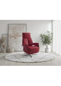 Sit & More TV-Sessel SIT & MORE "TV Lazy", feuerrot, B:75cm H:110cm T:85cm, Sessel, TV-Sessel, zur Auswahl mit Herz-Waage-Position