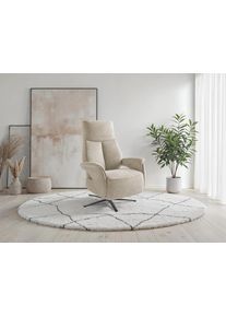 Sit & More TV-Sessel SIT & MORE "TV Lazy", silber, B:75cm H:117cm T:85cm, 100% Polyester, Sessel, TV-Sessel, zur Auswahl mit Herz-Waage-Position
