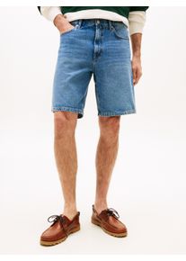 Jeansshorts Tommy Hilfiger "DOVER", Damen, Gr. 34, N-Gr, ray blau, Denim/Jeans, Obermaterial: 100% Baumwolle, regular fit kniefrei, Jeans Jeansshorts