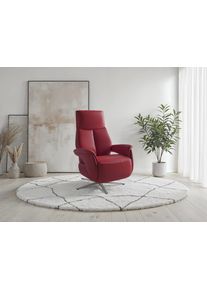 Sit & More TV-Sessel SIT & MORE "TV Lazy", feuerrot, B:75cm H:115cm T:85cm, Sessel, TV-Sessel, zur Auswahl mit Herz-Waage-Position