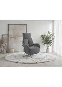 Sit & More TV-Sessel SIT & MORE "TV Lazy", grau, B:75cm H:115cm T:85cm, 98% Polyester 2% Polyamid, Sessel, TV-Sessel, zur Auswahl mit Herz-Waage-Position