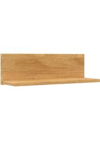Wandregal Home Affaire "Teramo", natur, B:50cm H:15cm T:15cm, Massivholz, Regale, Wandregal, Breite 50 cm, 1 Ablageboden