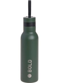 L&auml;ssig Trinkflasche L&Auml;SSIG "Bold", Kinder, Gr. 500ml, gr&uuml;n (olive), Edelstahl, Trinkflaschen Trinkflasche