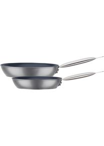 Pfannen-Set GSW "Gastro Quick", grau, Pfannen, Pfannen-Set, Gastro Pfannen-Set aus Aluminium mit Antihaft-Versiegelung