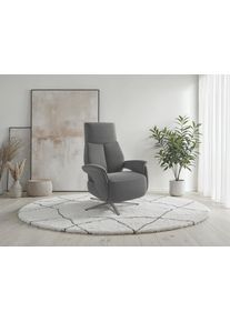 Sit & More TV-Sessel SIT & MORE "TV Lazy", anthrazit, B:75cm H:113cm T:85cm, 100% Polyester, Sessel, TV-Sessel, zur Auswahl mit Herz-Waage-Position