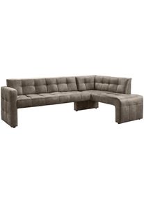Essbank exxpo - SOFA FASHION "Barista, bequem und elegant, hohe Bodenfreiheit", dolphin, B:245cm H:83cm T:159cm, Sitzb&auml;nke, Essbank, Eckbank Barista bequem und elegant, hochwertige Detailverarbeitung