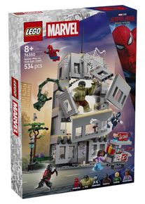 Lego Super Heroes Marvel 76350 Gro&szlig;er Showdown: Spider-Man vs. Hulk