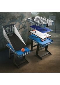 Juskys Multifunkcion&aacute;lis 5 az 1 j&aacute;t&eacute;kasztal csocs&oacute; kos&aacute;rlabda, hoki