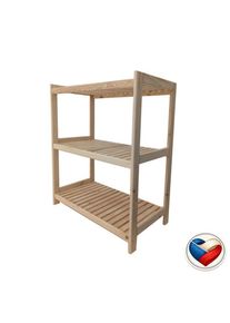 Fa polc 3 polccal 93&times;70&times;43 cm fenyő cseh gy&aacute;rtm&aacute;ny