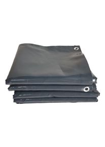 Jago Ponyva 650 g/m&sup2; alum&iacute;nium h&aacute;l&oacute; antracit 4 x 7 m