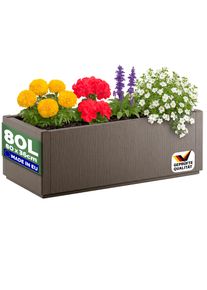 Casaria Bloempot Ethica Bruin plastic 80x36x36cm